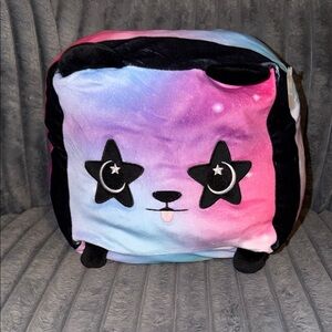 MOOSH MOOSH SQUARED2 STARDUST BLACK PINK PLUSH